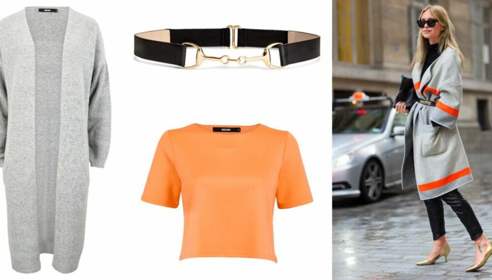 ELEGANTE PERNILLE TEISBAEK: Fra venstre: Cardigan fra Bik Bok, kr 349. Belte fra H&M, kr 199. Topp fra Bik Bok, kr 99. ELEGANTE PERNILLE TEISBAEK: Fra venstre: Cardigan fra Bik Bok, kr 349. Belte fra H&M, kr 199. Topp fra Bik Bok, kr 99.