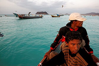 FISKETUR: Vi var med fiskere fra Jemen på fiske i Adenbukta.