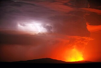 Dette er det første kjente utbruddet til Dalaffilla-vulkanen. Vi Menn var rett ved da det skjedde.