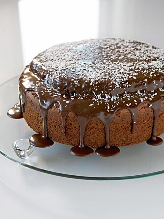 BARNEVENNLIG: Sjokoladekake er noe de aller fleste liker. Denne er uten egg.