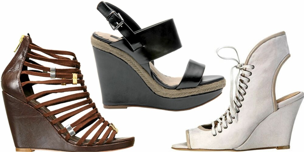 FRA VENSTRE: HogM (kr 349), Mango (kr 449), Acne (kr 2700). FRA VENSTRE: HogM (kr 349), Mango (kr 449), Acne (kr 2700).
