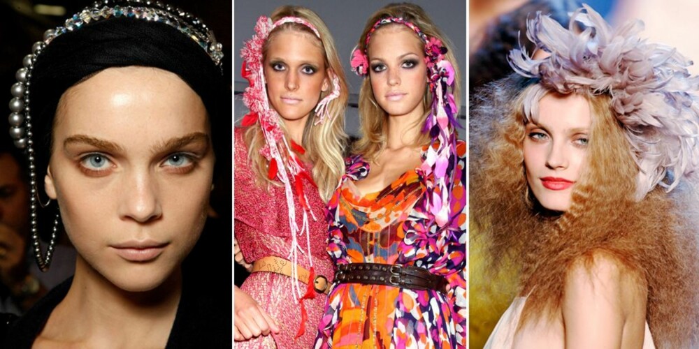 PYNT: Celine, Diane von Furstenberg og Sonia Rykiel går for pynt i håret denne sesongen. PYNT: Celine, Diane von Furstenberg og Sonia Rykiel går for pynt i håret denne sesongen.