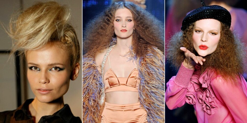 TUPERT: Moschino og Sonia Rykiel går for kreppet og tupert hår denne sesongen. TUPERT: Moschino og Sonia Rykiel går for kreppet og tupert hår denne sesongen.