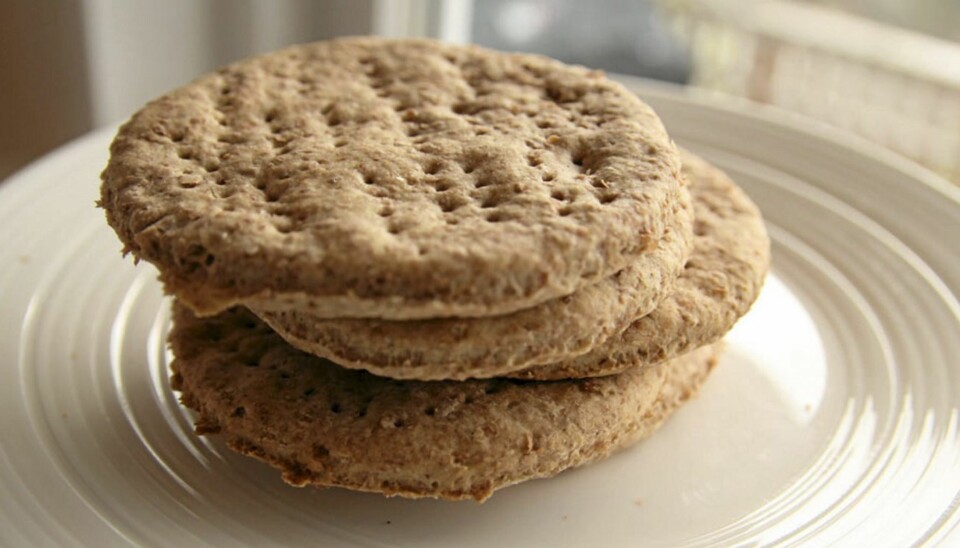 KNEKKEBRØD: De er hjemmelagde og supergode.