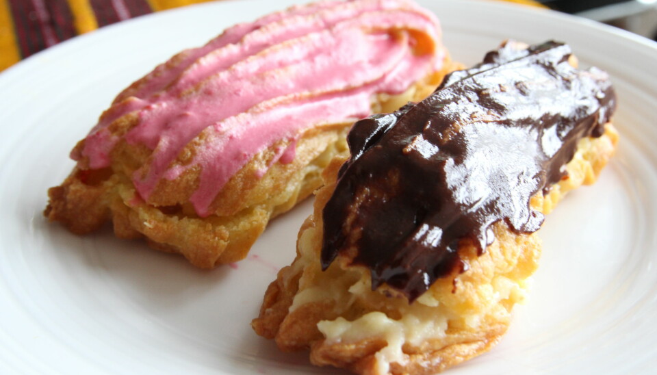 LAG ECLAIRS: De er gode, søte og ganske vriene å lage. Men, du får det til.