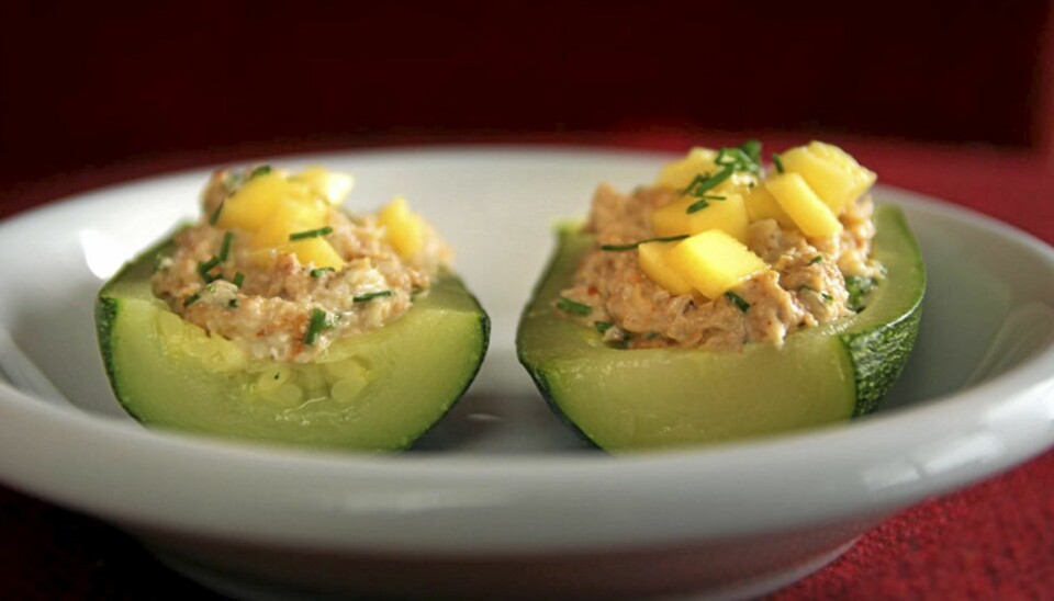 OPPSKRIFT PÅ KRABBE: Krabbekjøtt er veldig godt sammen med mango. Overraskende nok.