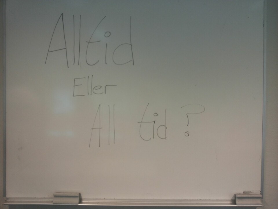 IKKE ALLTID LETT: Konsonanter kan være et herk. For skal det være én eller to?