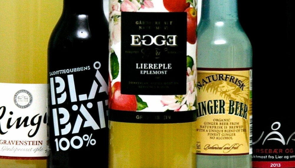 ALKOHOLFRITT: Her er fem gode alternativer som passer til forskjellige typer mat.