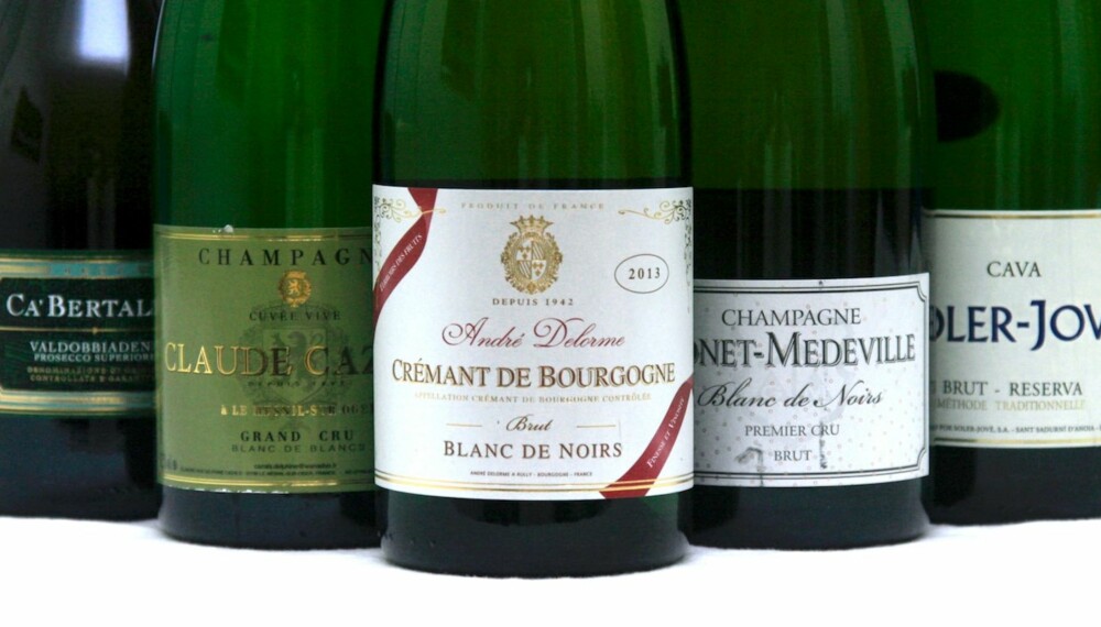 FOR ETHVERT BUDSJETT: Cava, prosecco, crémant og champagne.