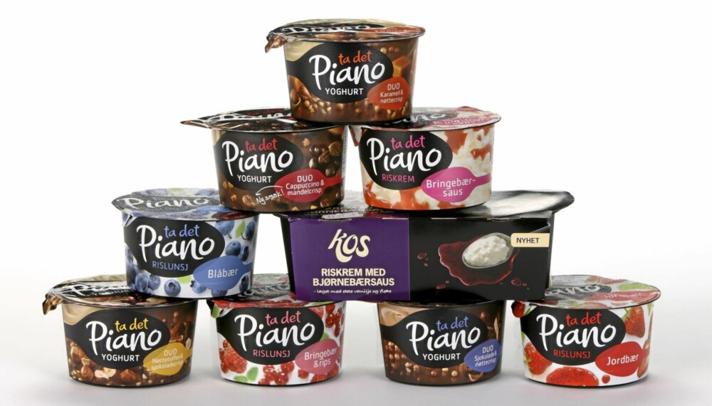 BEGERLUNSJ: DinKost.no har testet næringsinnhold og smak for riskrem, rislunsj og yoghurt. BEGERLUNSJ: DinKost.no har testet næringsinnhold og smak for riskrem, rislunsj og yoghurt.