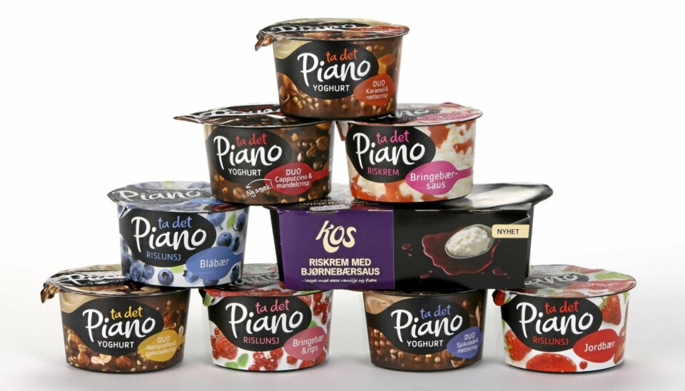 BEGERLUNSJ: DinKost.no har testet næringsinnhold og smak for riskrem, rislunsj og yoghurt.