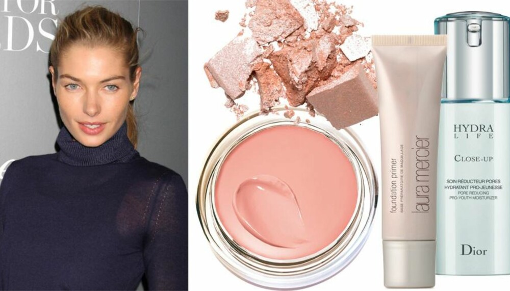 SKJØNN SOM JESSICA: Dream Touch Blush fra Maybelline, kr 119. Foundation Primer fra Laura Mercier, kr 320. Hydra Life Close-Up fra Dior, kr 675. SKJØNN SOM JESSICA: Dream Touch Blush fra Maybelline, kr 119. Foundation Primer fra Laura Mercier, kr 320. Hydra Life Close-Up fra Dior, kr 675.