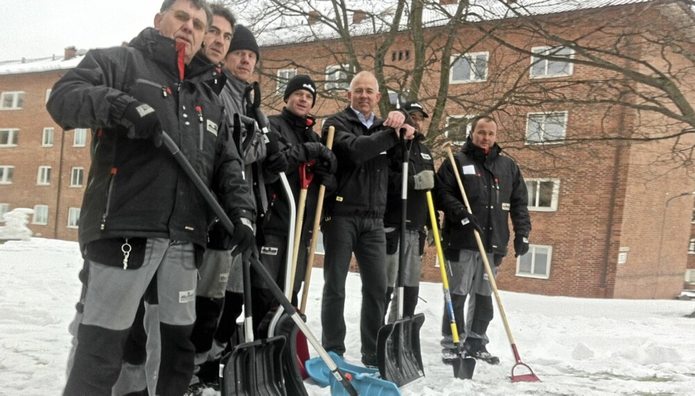 VAKTMESTERE: (fra venstre) Sverre, Jens,  Eivind,  Thomas, Geir, Pål og Ronny