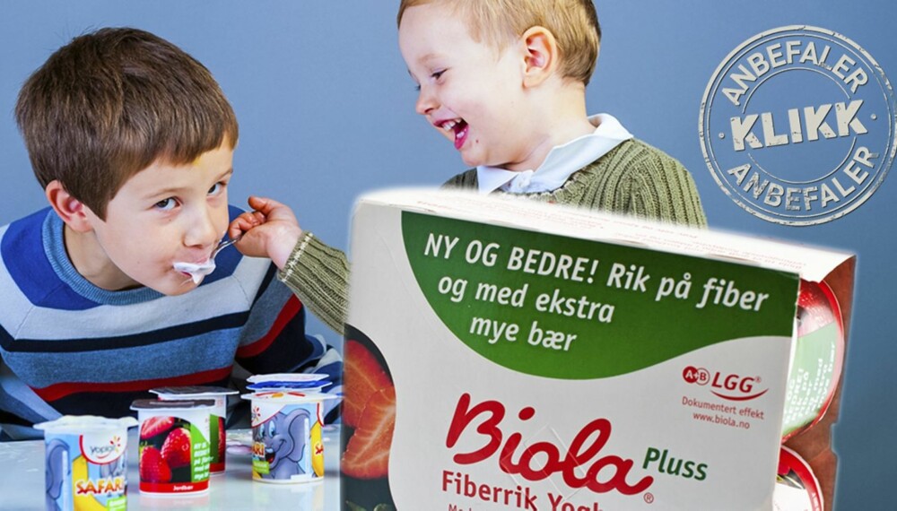BEST I TEST: Biola-yoghurt fra Tine.