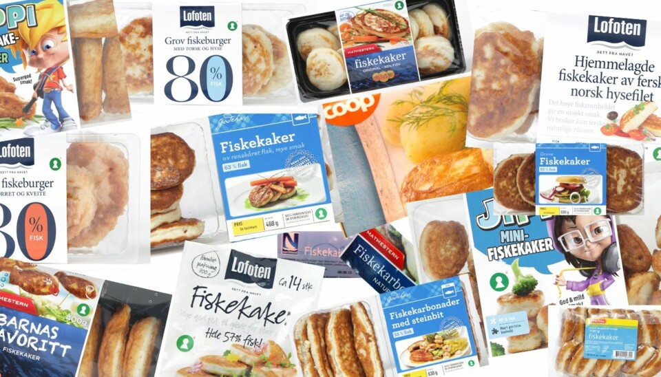 SUNT OG MINDRE SUNT: De beste fiskekakene inneholder mye fisk. De dårligste har like mye vann som fisk.