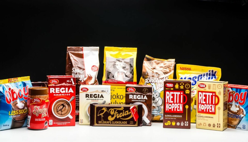 ENKLEST ER IKKE BEST: Det beste produktet er den gamle klassikeren - det er også Regial Originalkakao som inneholder mest kakao.
