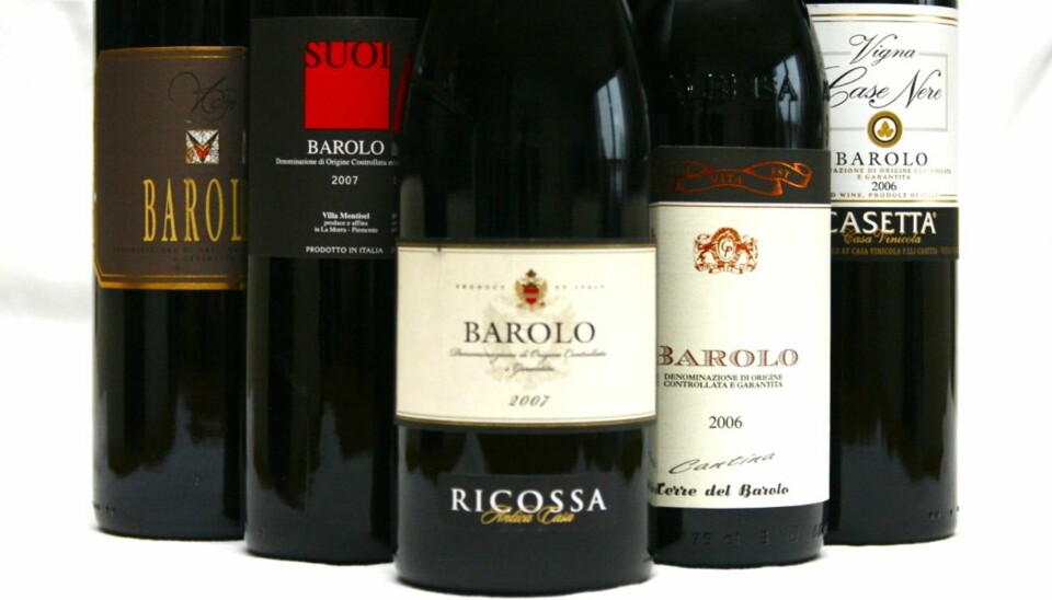 MYE GARVESTOFFER: Barolo snerper skikkelig i munnen og krever derfor mat.