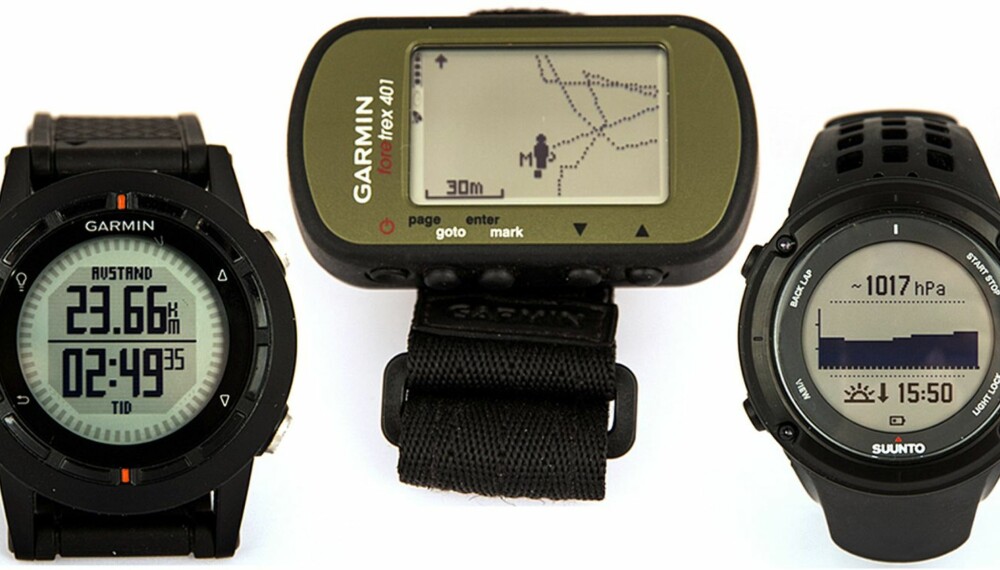 GPS-KLOKKER: Villmarksliv og Klikk.no har testet GPS-klokker - utvilsomt nyttig for alle som ferdes i skog og fjell.