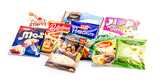 TEST AV POTETMOS: 6 pulverprodukter og 3 fryste potetmosprodukter er med i testen. TEST AV POTETMOS: 6 pulverprodukter og 3 fryste potetmosprodukter er med i testen.