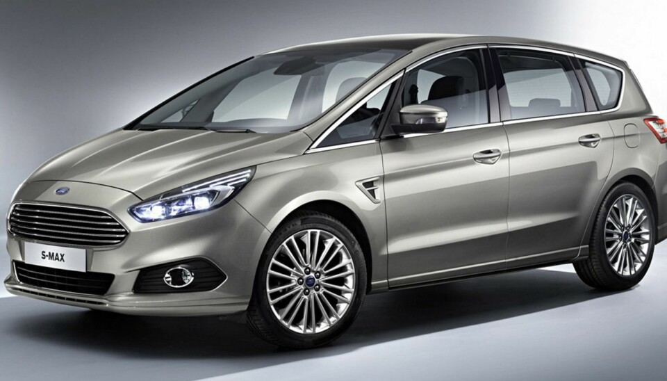S-MAX: Dette er nye Ford S-Max. Trolig kan den fås med firehjulsdrift. FOTO: Produsent