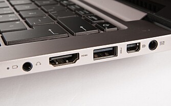 HURRA: Asus både HDMI og Mini-Displayport i normal størrelse, da slipper man overganger. HURRA: Asus både HDMI og Mini-Displayport i normal størrelse, da slipper man overganger.