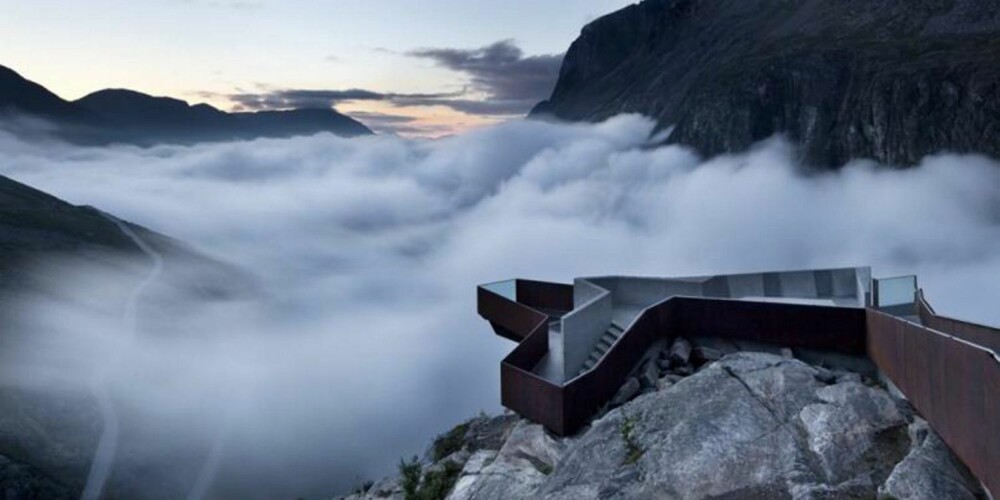 SPEKTAKULÆRT: Trollstigplatået er enestående i Norge. Bygningen er med på å underbygge stedets unike karakter, og skal gi de besøkende en merverdi i forhold til reiseopplevelsen.
