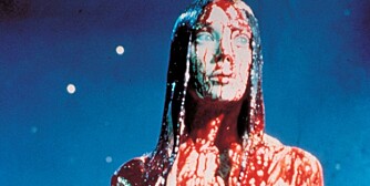 BLODIG FILM: Carrie er filmatiseringen av Stephen Kings roman med samme navn.
