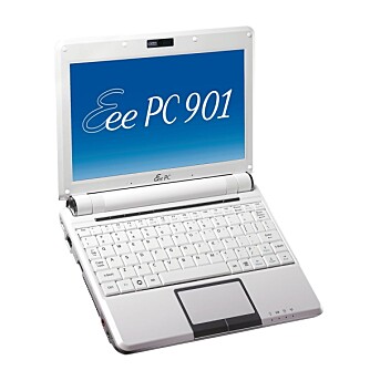 TO VARIANTER: Asus Eee PC kommer i to varianter. En hvit med med Linux og en sort med Windows XP.