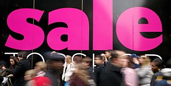 SALG: Kombinasjonen lavt pund og salg, gjør London til drømmebyen for de shoppinggale akkurat nå.