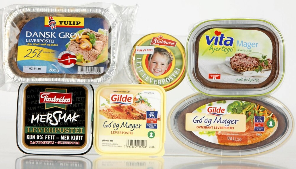 Test av leverpostei Test av leverpostei