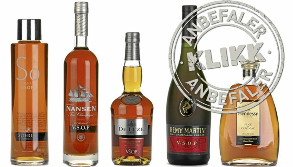 VSOP: Vi har testet 13 cognacer i klassifiseringen VSOP.