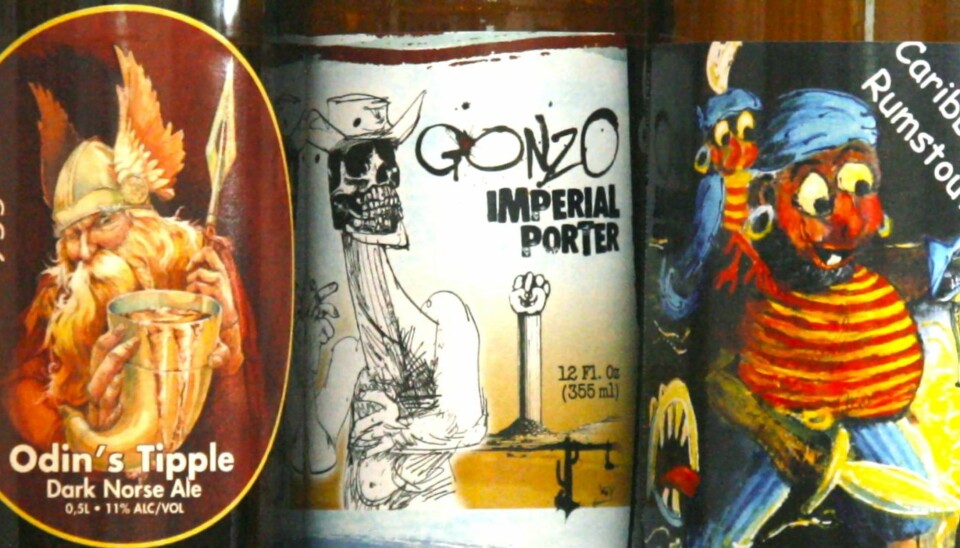 MIKROBRYGGERIER: Mange av ølene i testen kommer fra mikrobryggerier, og de er ikke alltid så selvhøytidelige.