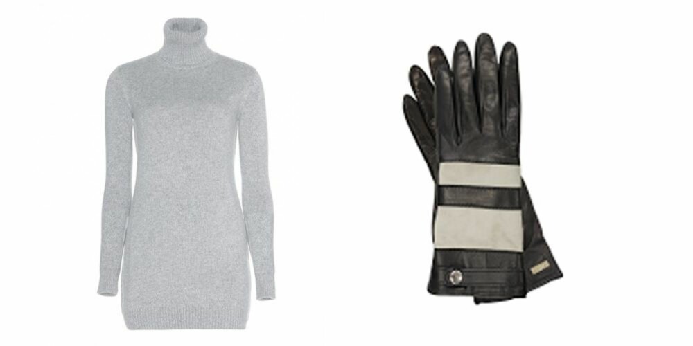 BIKER CHIC: Den grå genseren og hanskene fra Scandicandy kan bli dine i løpet av dagen. BIKER CHIC: Den grå genseren og hanskene fra Scandicandy kan bli dine i løpet av dagen.