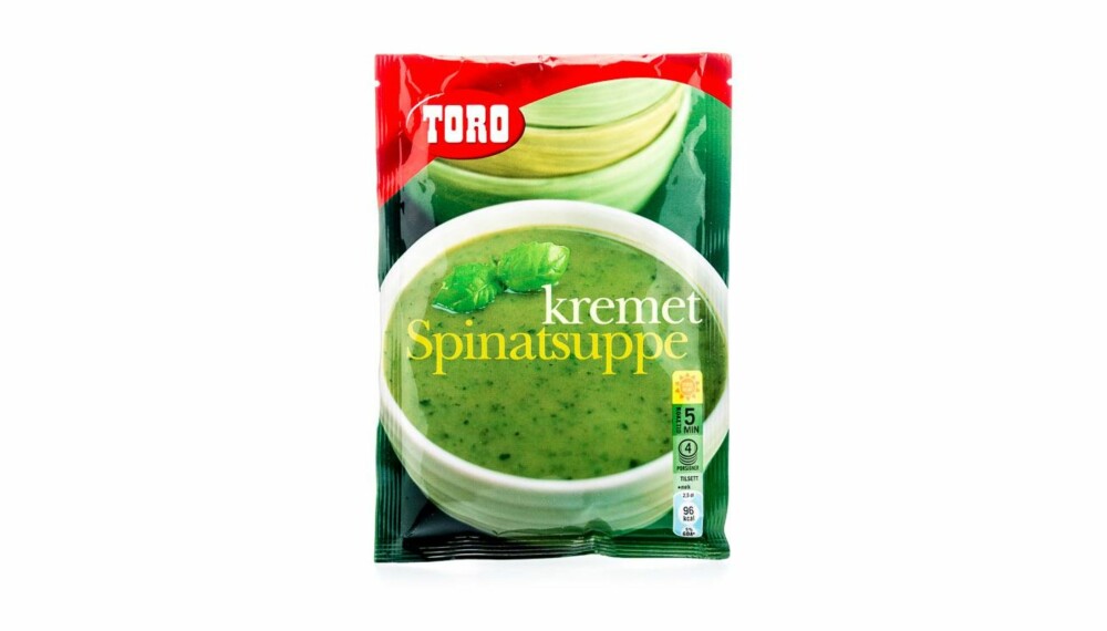 TEST AV POSESUPPE: Toro Kremet spinatsuppe.