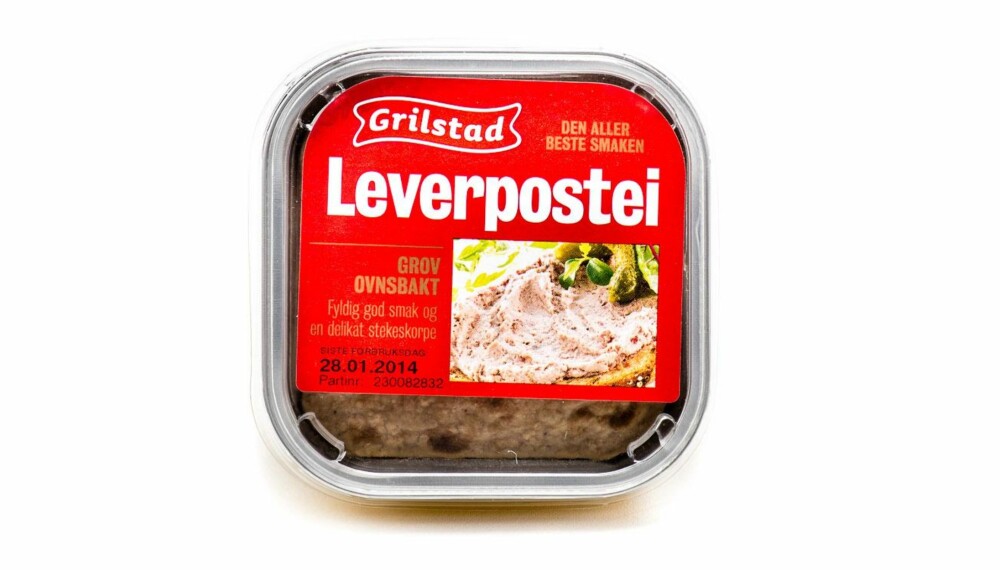 TEST AV OVNSBAKT LEVERPOSTEI: Grilstad grov ovnsbakt leverpostei.