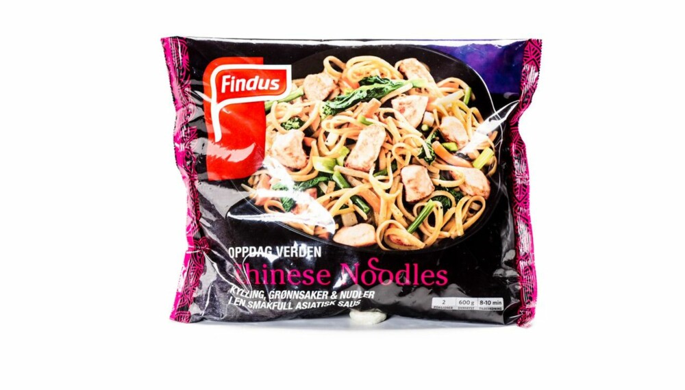 TEST AV FERDIGMAT: Findus Chinese Noodles.