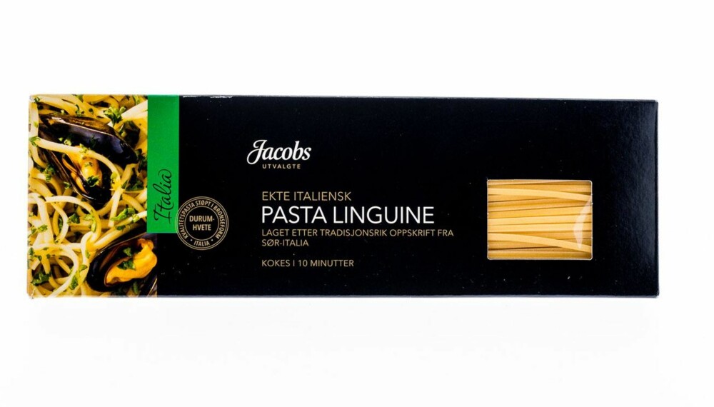 TEST AV SPAGETTI: Jacobs utvalgte pasta linguine