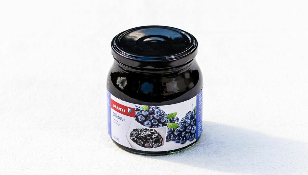 TEST AV BLÅBÆRSYLTETØY: Rimi blåbærsyltetøy