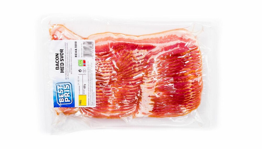 TEST AV BACON: Best Pris bacon
