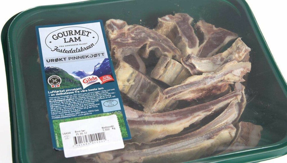 Test av pinnekjøtt: Gilde Gourmetlam Test av pinnekjøtt: Gilde Gourmetlam