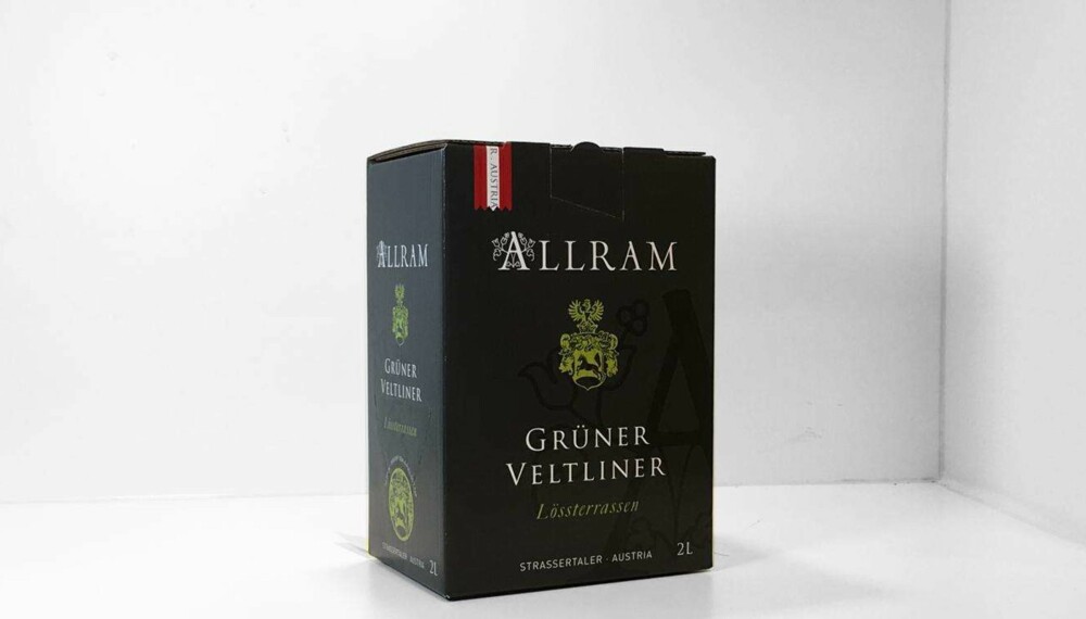 Test av hvit pappvin: Allram Lössterrassen Grüner Veltliner 2014/2015