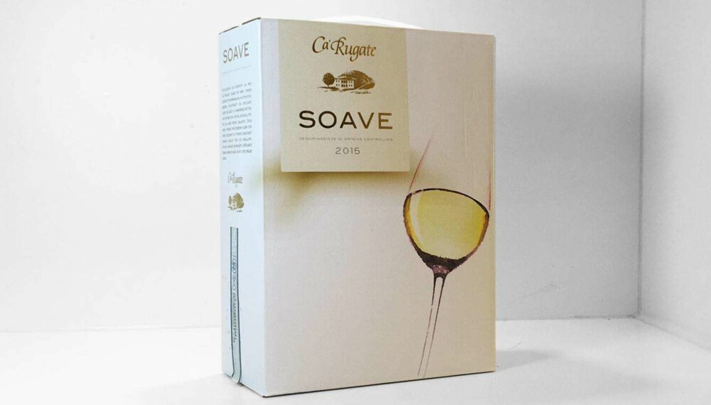 Test av hvit pappvin: Ca' Rugate Soave Test av hvit pappvin: Ca' Rugate Soave