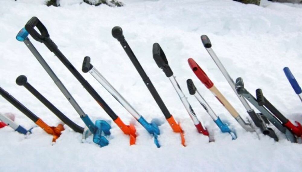 TESTET: Vi har testet 20 aktuelle snøspader. Noen du ger til snølek, andre til ekspedisjoner i fjellet. TESTET: Vi har testet 20 aktuelle snøspader. Noen du ger til snølek, andre til ekspedisjoner i fjellet.