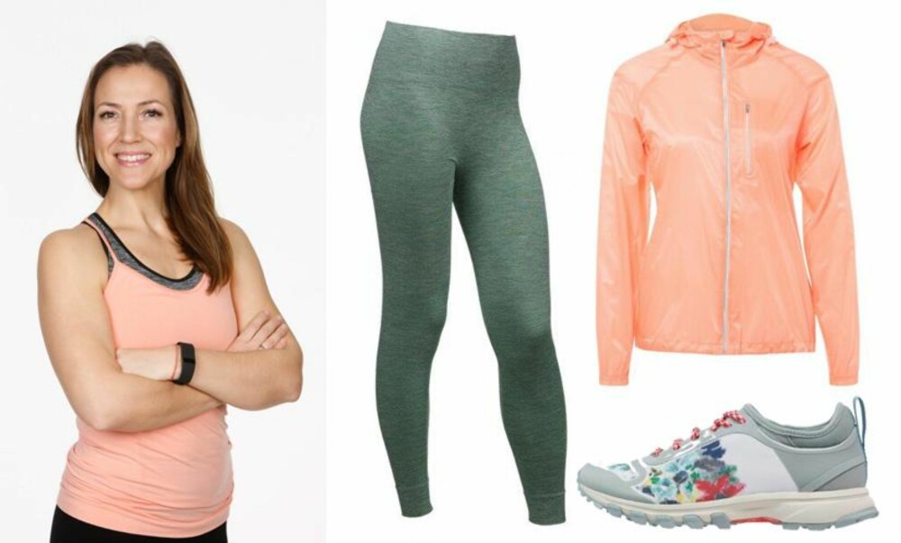 CECILIES FAVORITTER: Jakke fra Casall, 999 kr. Sko fra Stella Sport, 1495 kr. Tights fra Banda Tights, 695 kr. CECILIES FAVORITTER: Jakke fra Casall, 999 kr. Sko fra Stella Sport, 1495 kr. Tights fra Banda Tights, 695 kr.