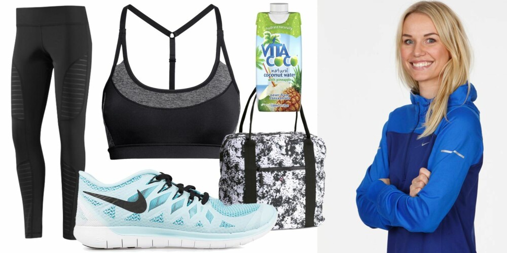 KARINES FAVORITTER: Yogaveske fra H&M, kr 199. Kokosvann, kr 25.Sports-BH fra H&M, kr 149 Tights fra Reebok, kr 500 Nike Free 5.0 fra Nelly.com, kr 1095
KARINES FAVORITTER: Yogaveske fra H&M, kr 199. Kokosvann, kr 25.Sports-BH fra H&M, kr 149 Tights fra Reebok, kr 500 Nike Free 5.0 fra Nelly.com, kr 1095
