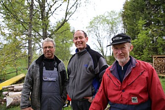 Panelet: ( fra v) Petter Anton Unnerud,  Vegard Aarnes  og Arne Berven