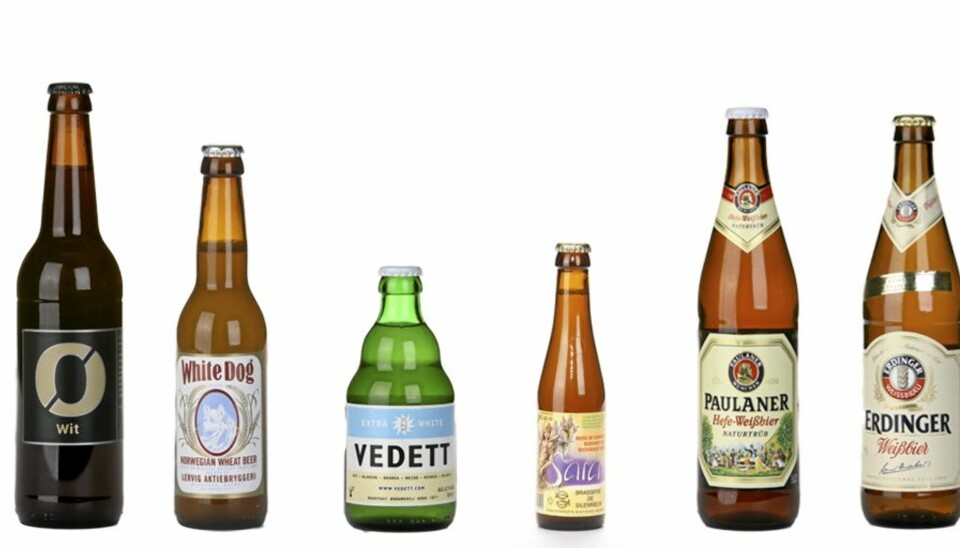Vi har testet hveteøl fra butikk og Vinmonopol.
