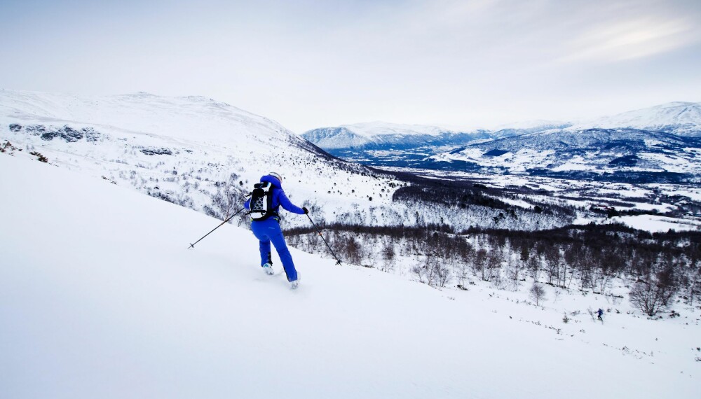 OPP TIL EN TOPP: Ifølge ShapeUp jounalist Pia Seeberg var det en skikkelig treningsøkt å komme seg opp til toppen. 