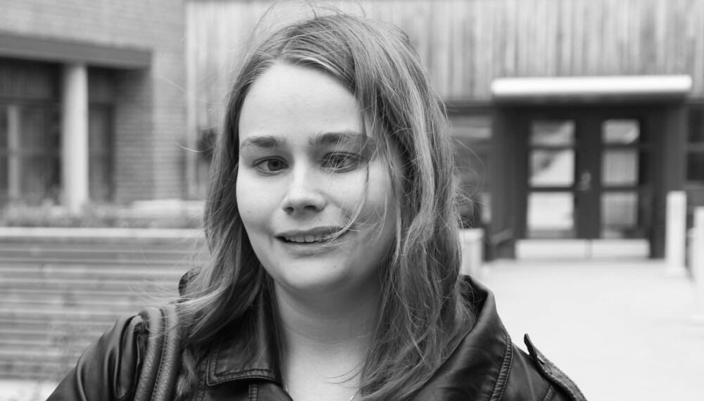 BLIND: Ida Sødahl Utne (23) bor i Trondheim og ble nettopp ferdig utdannet sosionom. 23-åringen har aldri kunnet se og ble født blind. 
