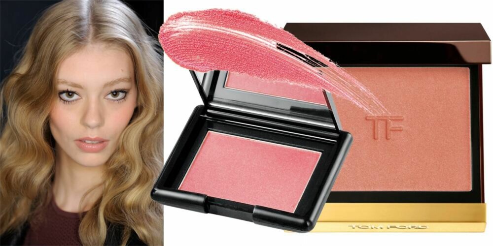 BILLIG OG DYRT: Beauty Perfect Blush i fargen Fresh Pink fra Oriflame, kr 149. TOM FORD Cheek Colour, kr 506.